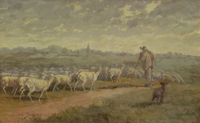 Paysage avec un Troupeau de Moutons, 1872